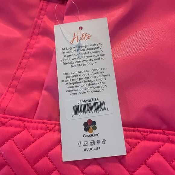 LUG Jumping Jack Pink Backpack NWT main image 9